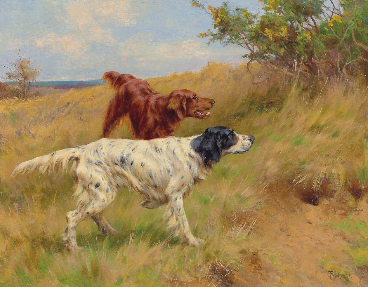 Setters, 2001 door Thomas Blinks