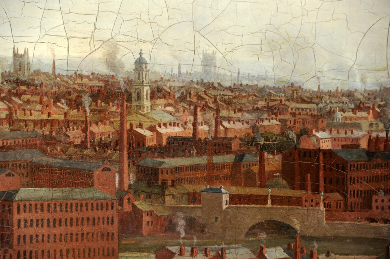 Uitzicht op Leeds door Thomas Burras