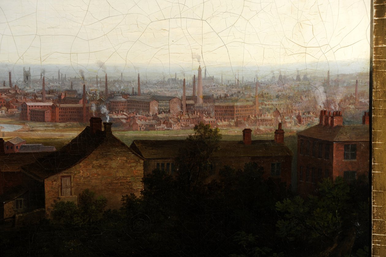 Uitzicht op Leeds door Thomas Burras