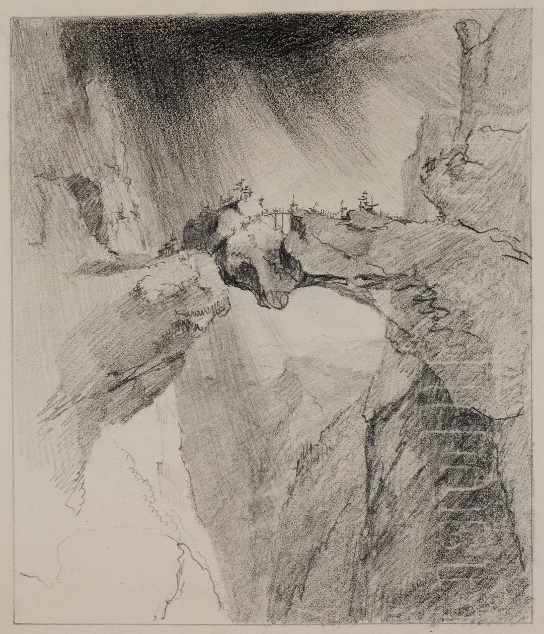 De Brug van Angst door Thomas Cole