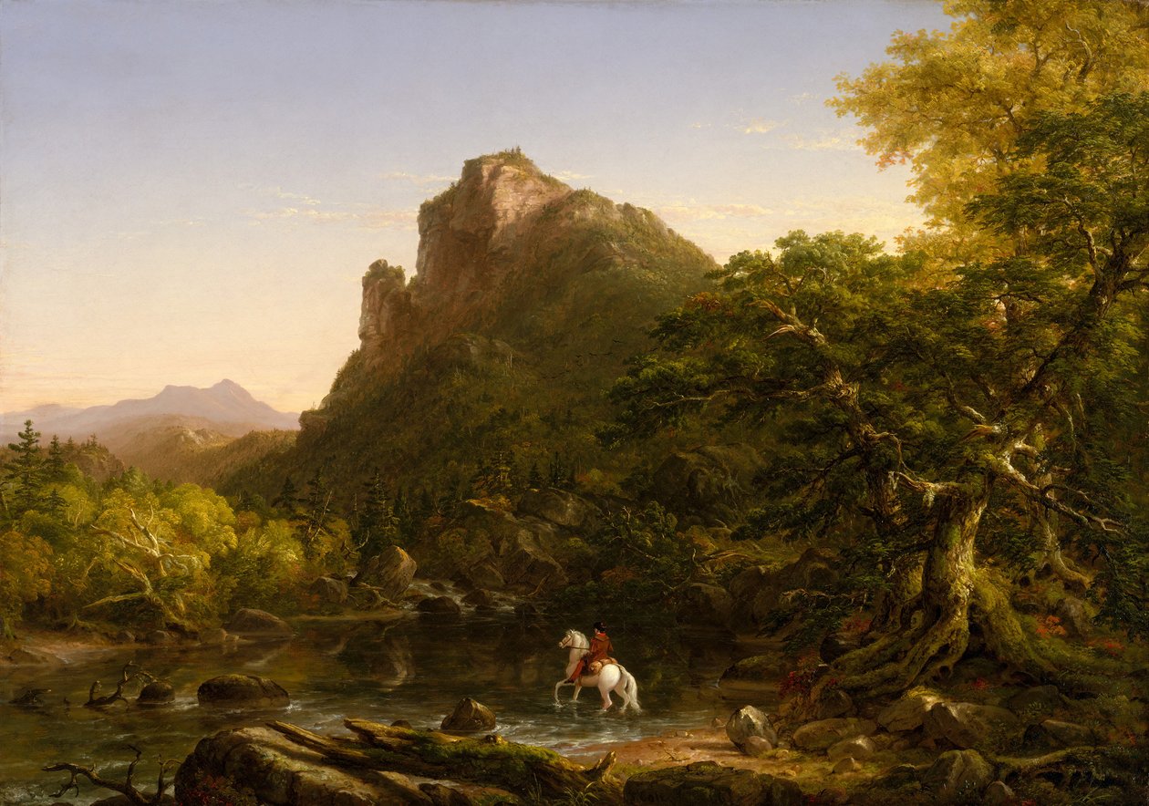 De Bergdoorwaadbare Plaats, 1846 door Thomas Cole
