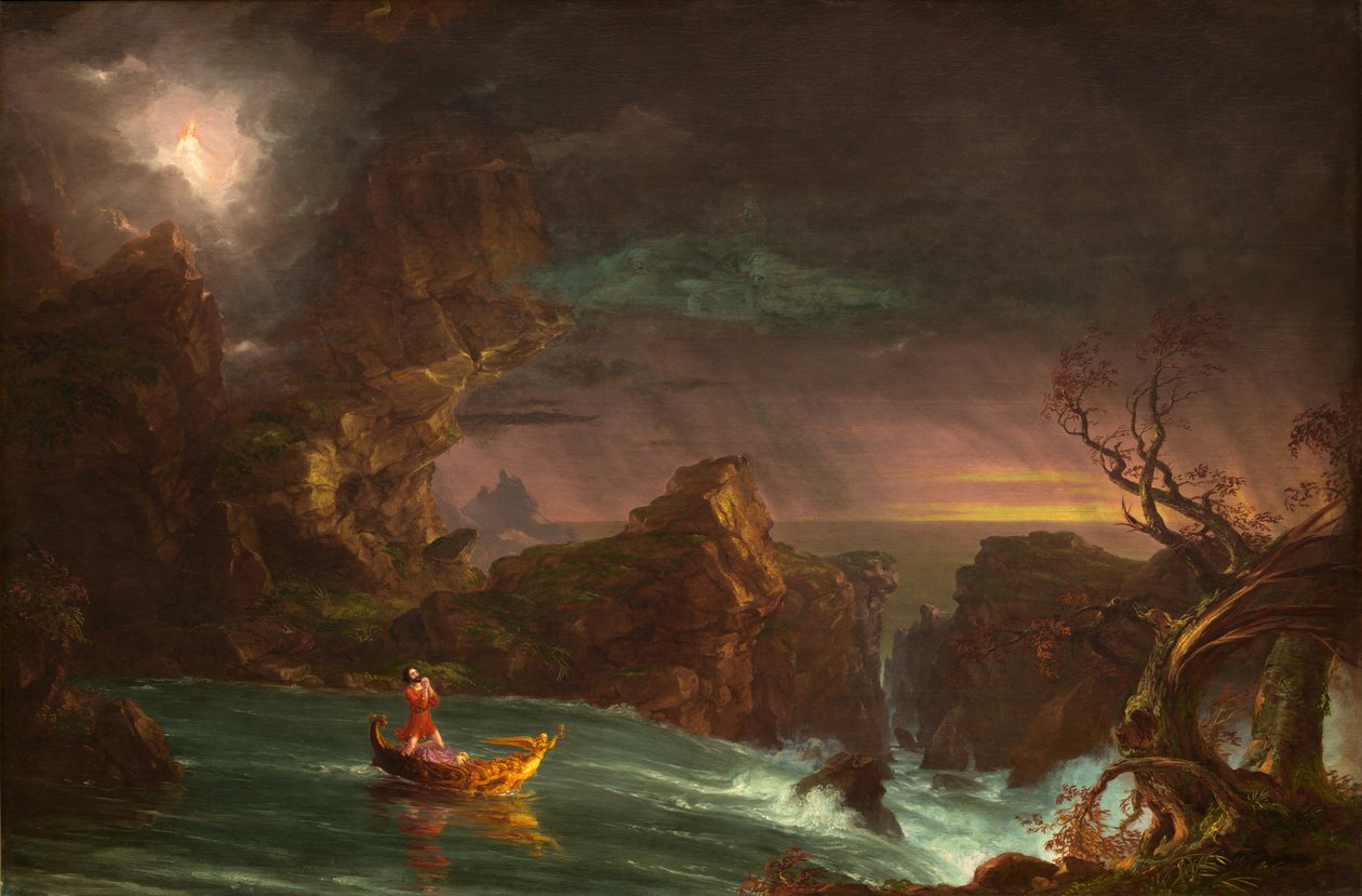 De Reis van het Leven: Volwassenheid door Thomas Cole