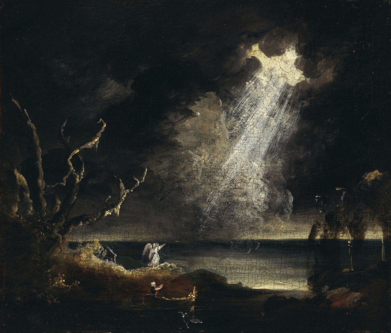 De reis van het leven: Ouderdom (studie) door Thomas Cole