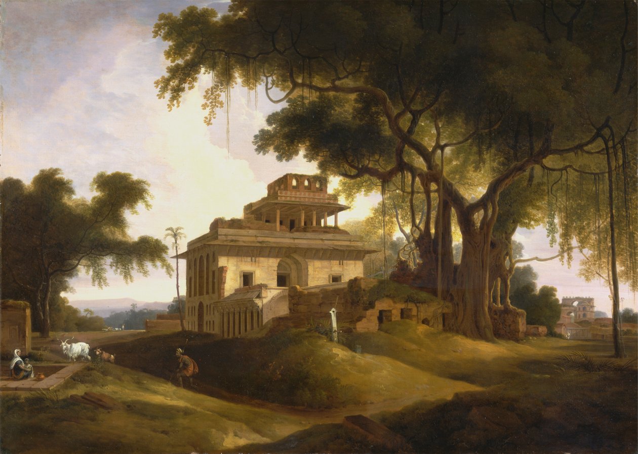 Ruïnes van de Naurattan, Sasaram, Bihar door Thomas Daniell