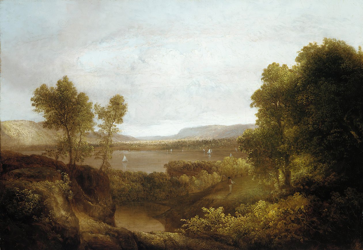 Op de Hudson door Thomas Doughty