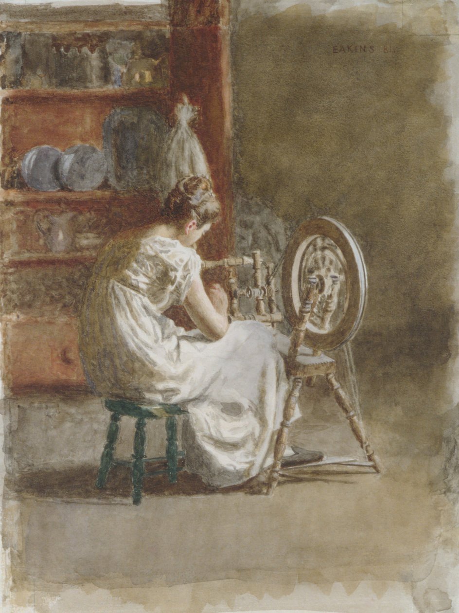 Zelfgesponnen door Thomas Eakins