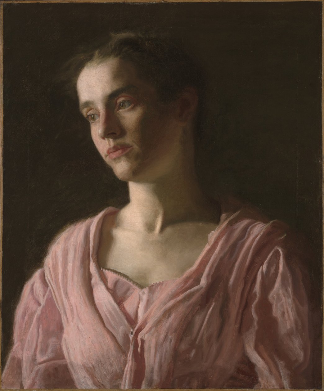 Maud Cook (Mevrouw Robert C. Reid), 1895 door Thomas Eakins