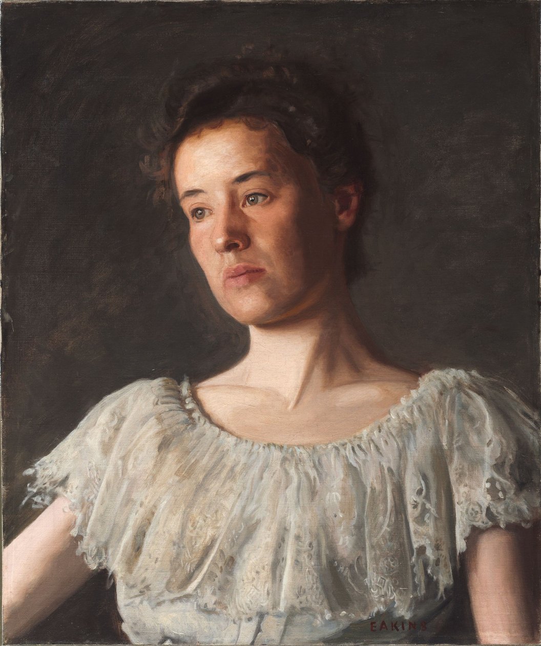 Miss Alice Kurtz door Thomas Eakins