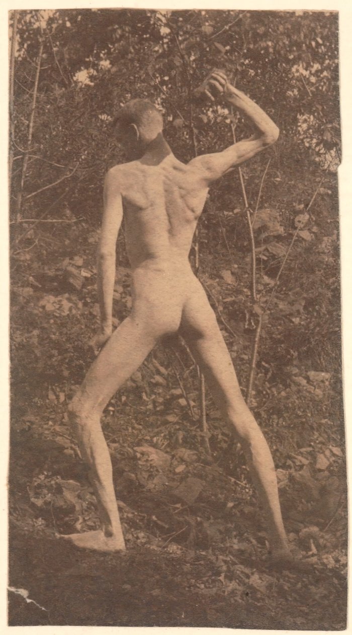 Rotsgooier, ca. 1883 door Thomas Eakins