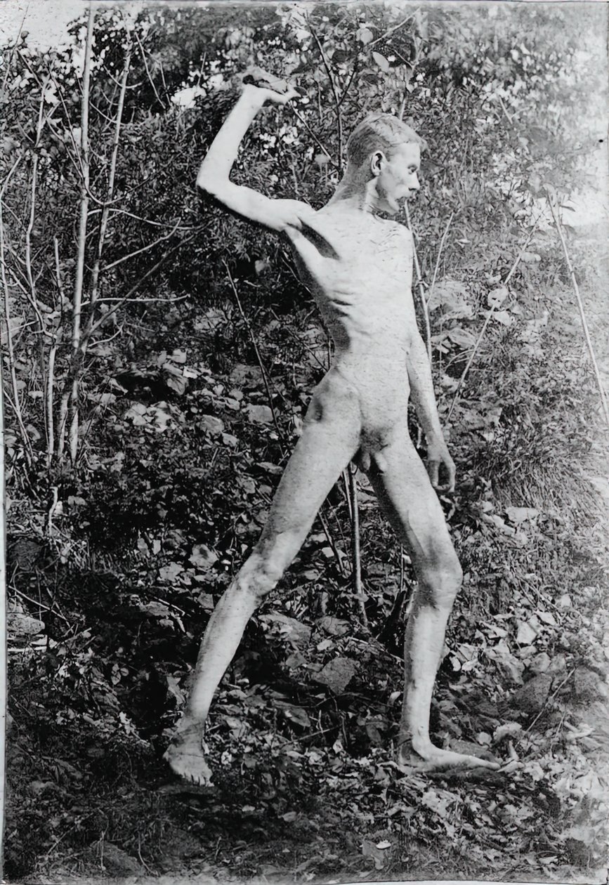 Steenwerper, ca. 1883 door Thomas Eakins