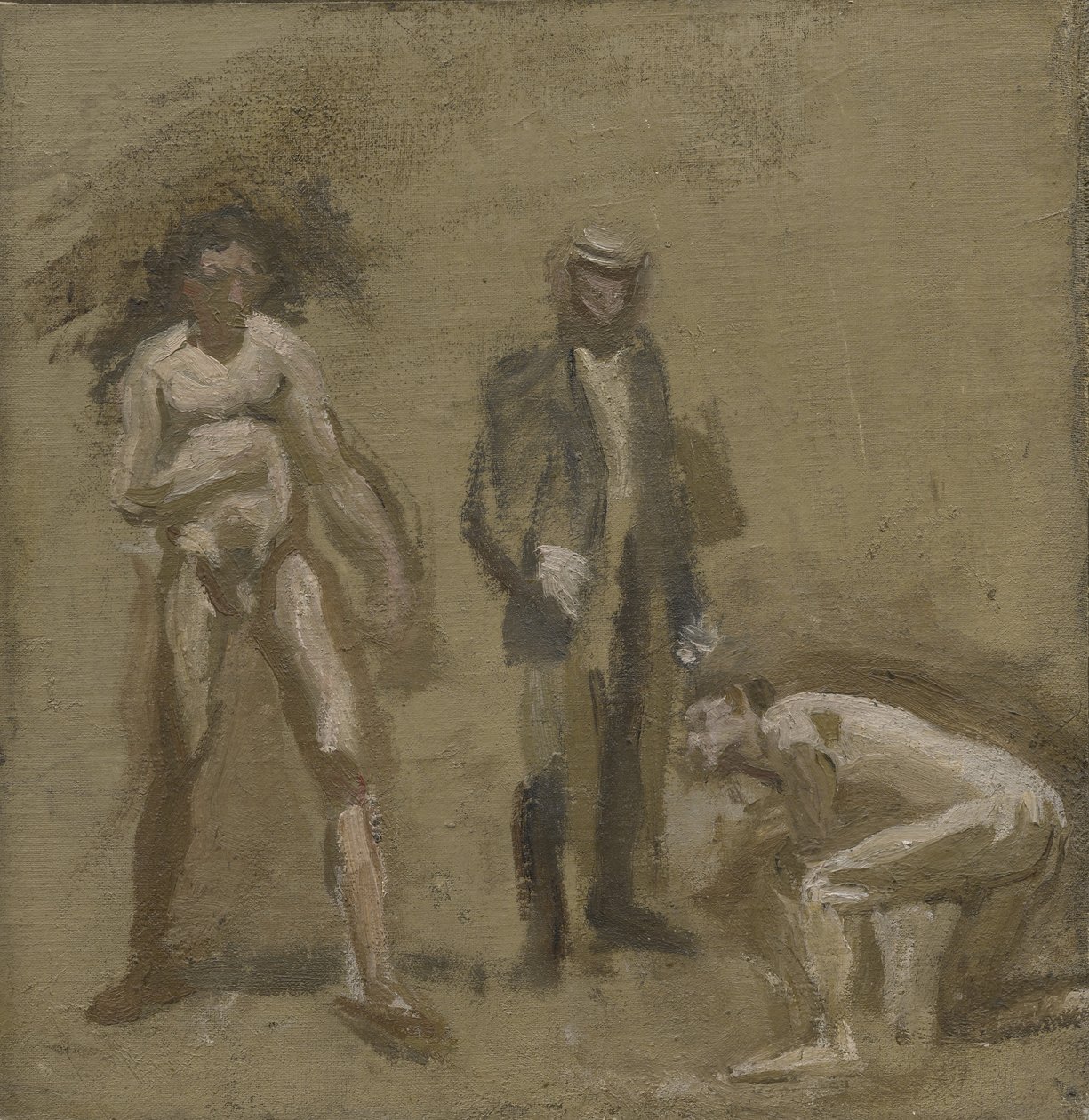 Het Tellen, studie, 1898 door Thomas Eakins