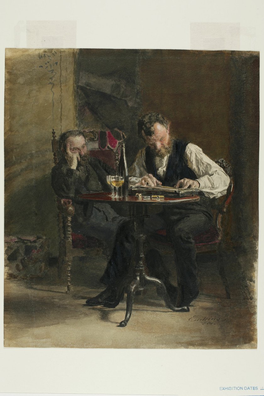 De Citer Speler door Thomas Eakins