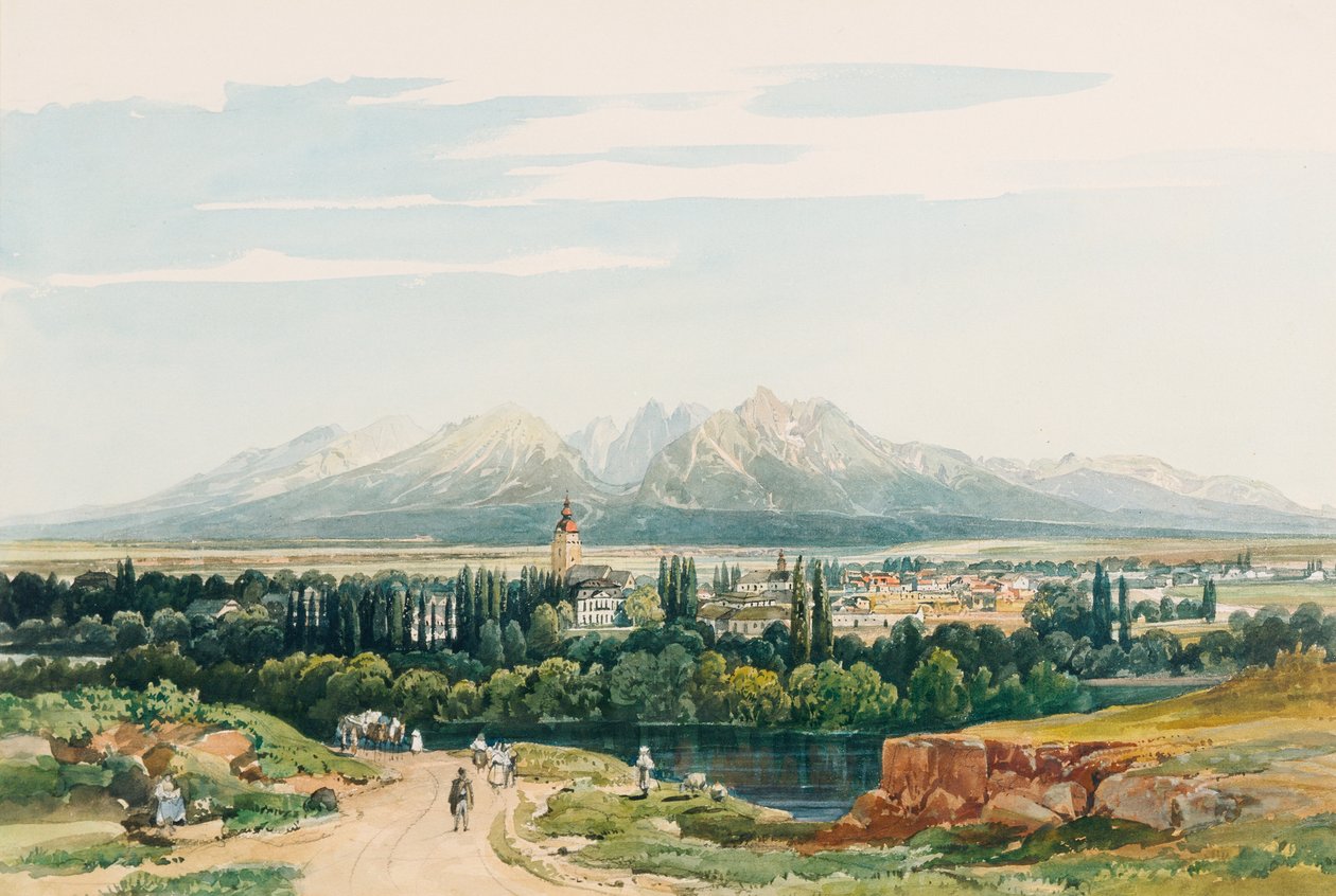 Kasteel Lomnitz en de Tatra in Hongarije door Thomas Ender