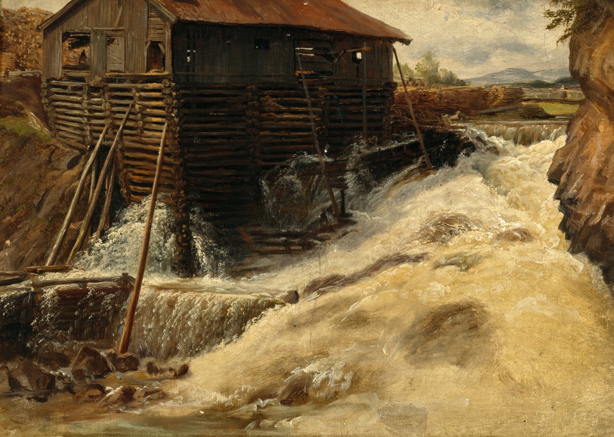 Akers rivier door Thomas Fearnley