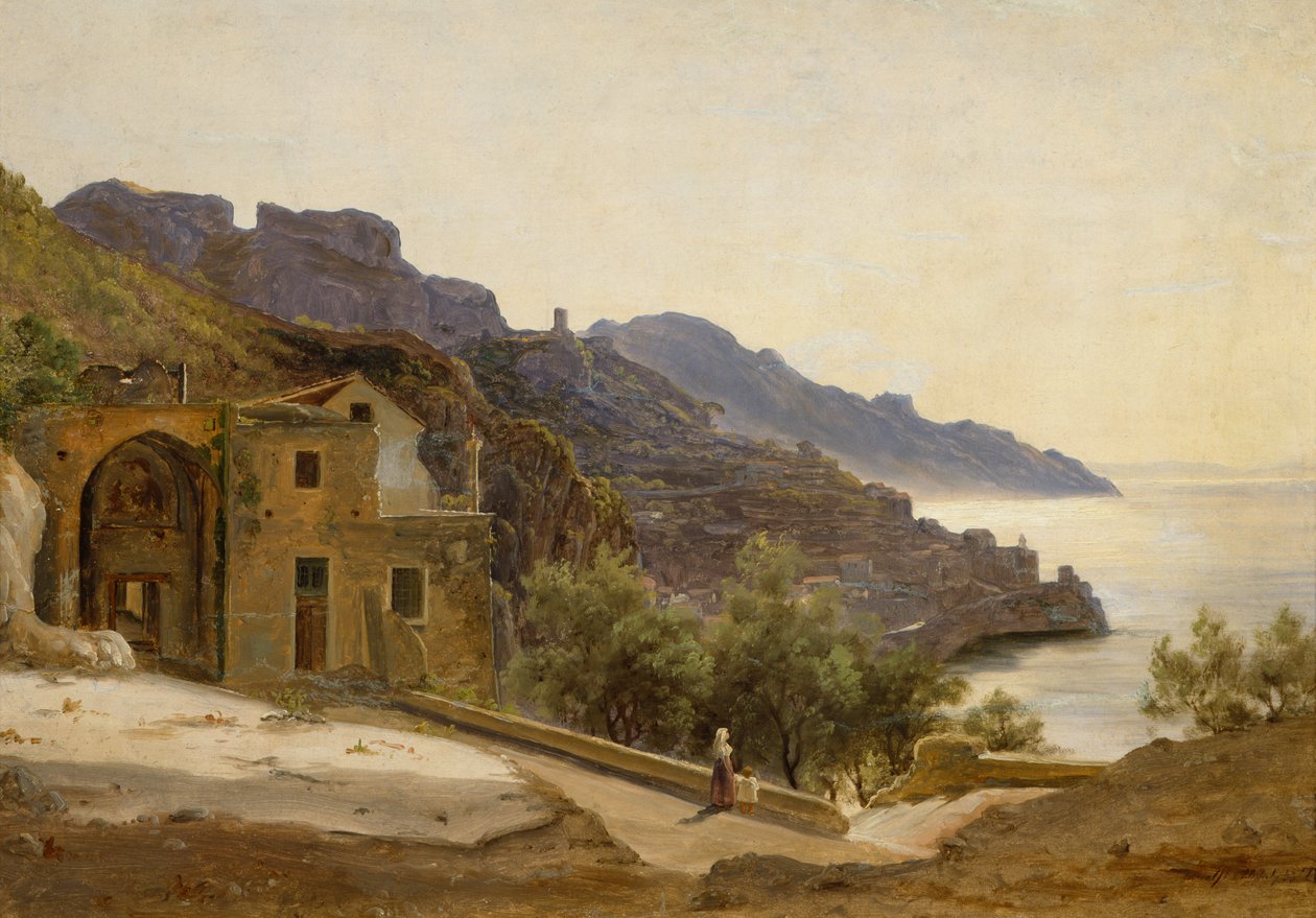 Terras in Amalfi door Thomas Fearnley