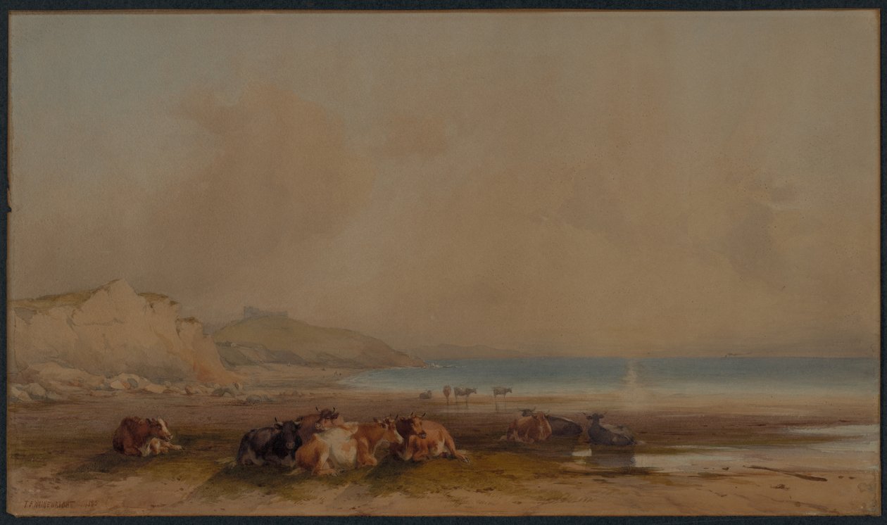Landschap door Thomas Francis Wainwright