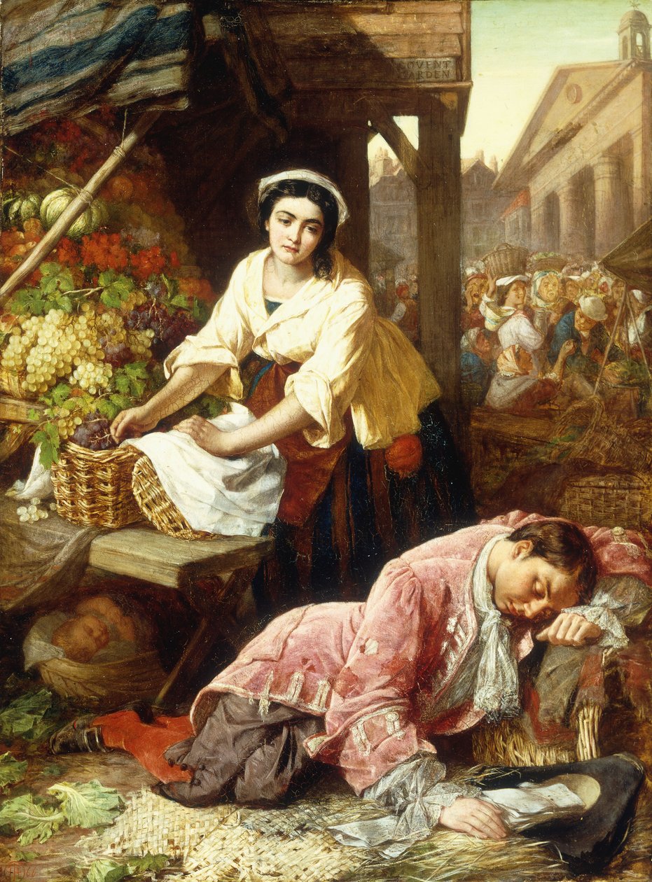 De verontruste dichter, 1866 door Thomas Frank Heaphy
