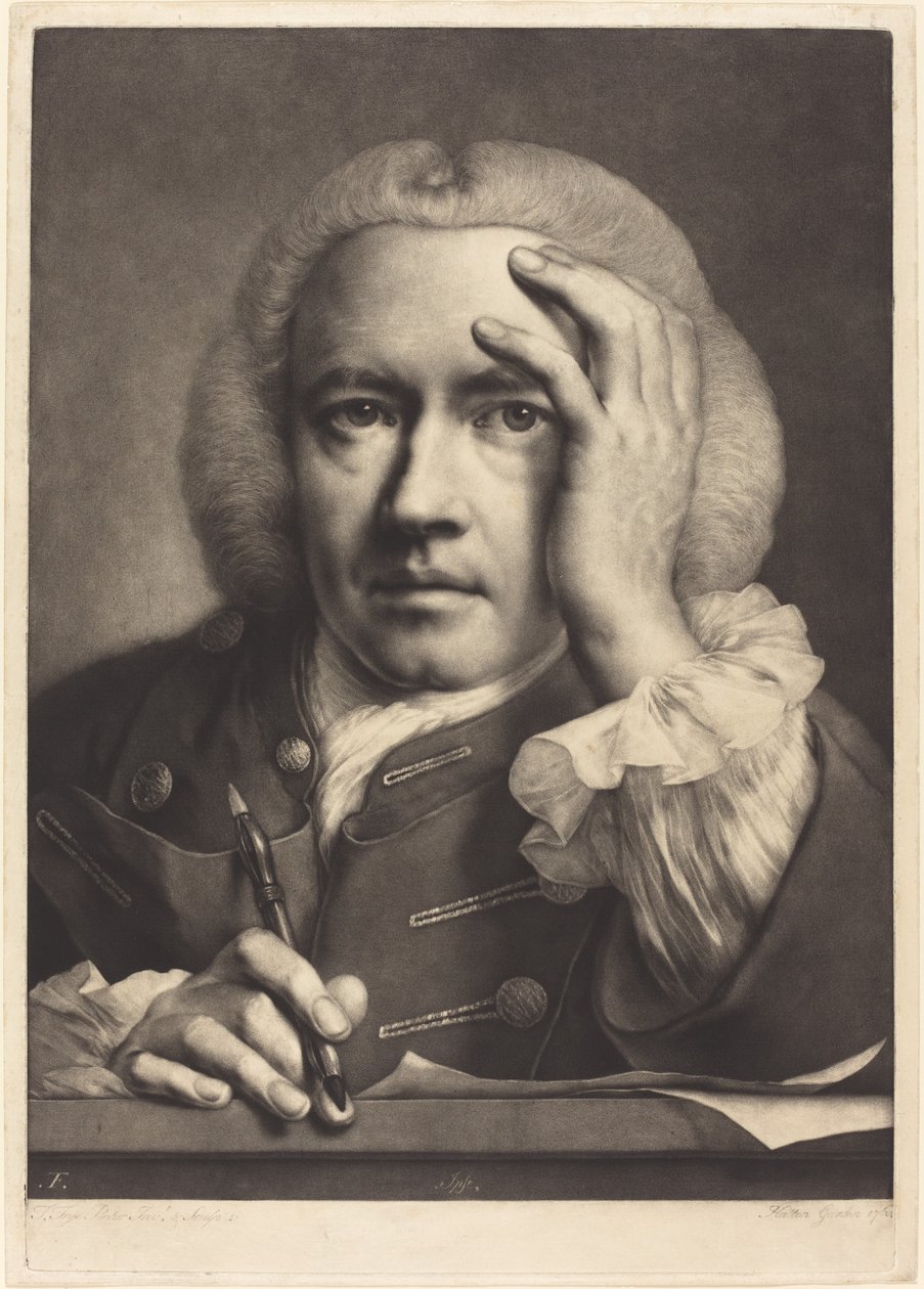 Zelfportret door Thomas Frye