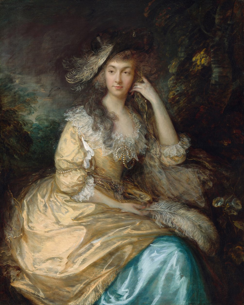 Frances Susanna, Lady de Dunstanville door Thomas Gainsborough