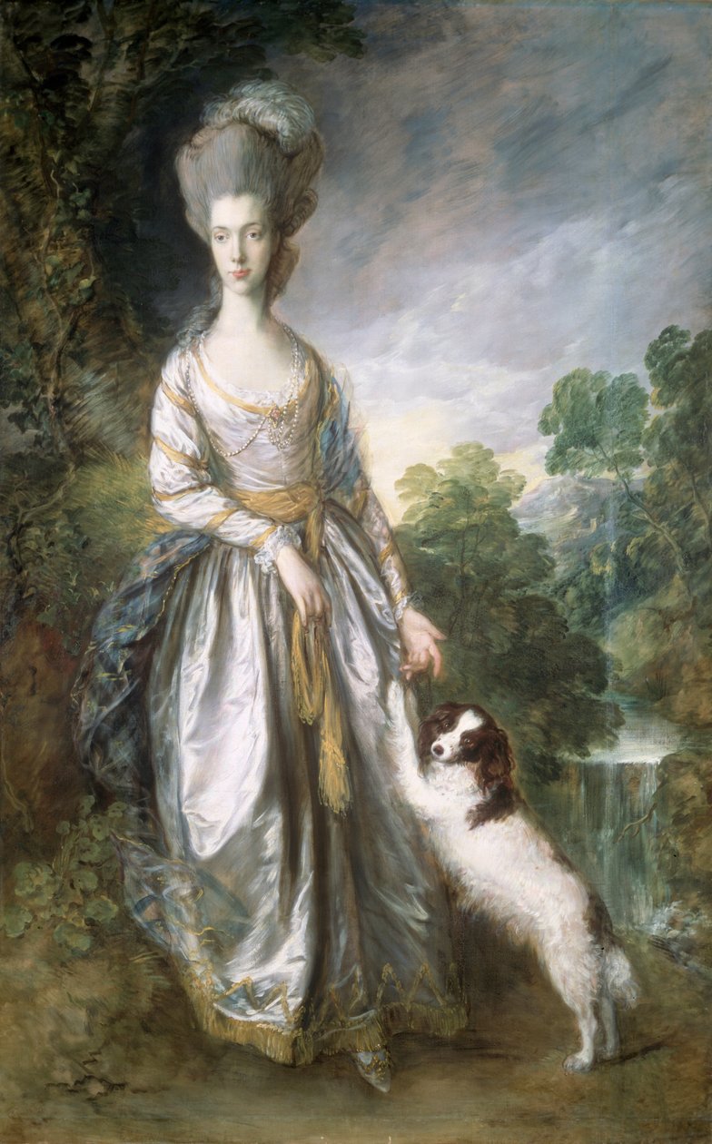 Lady Brisco door Thomas Gainsborough