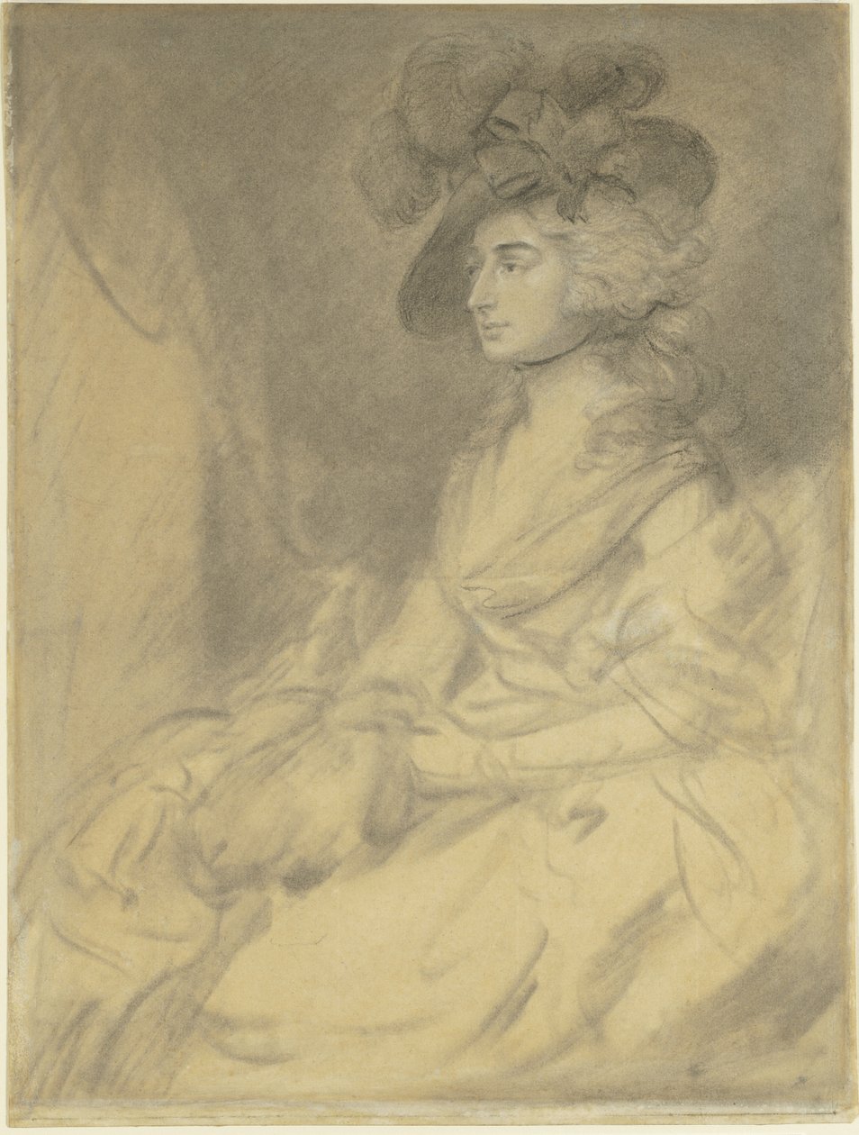 Mevrouw Sarah Siddons door Thomas Gainsborough