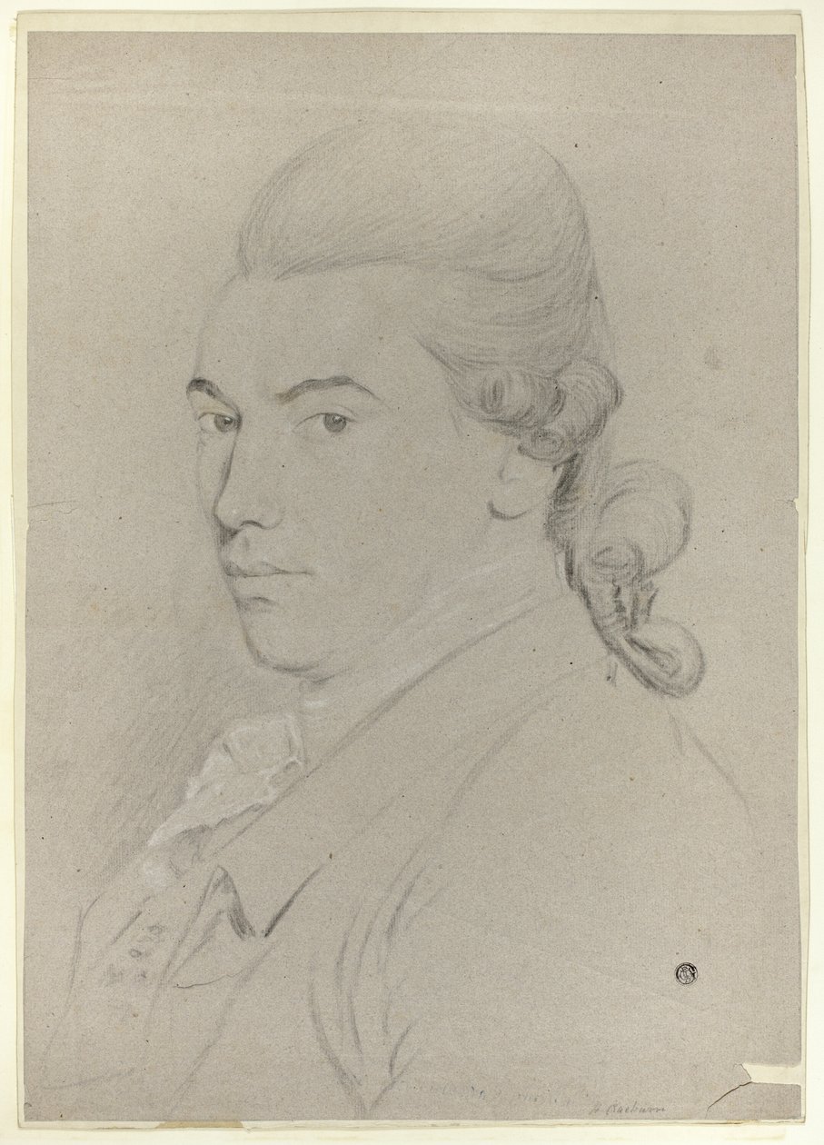Portretbuste van een man door Thomas Gainsborough