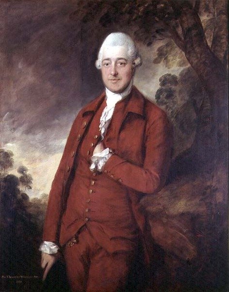 Sir Christopher Whichcote door Thomas Gainsborough