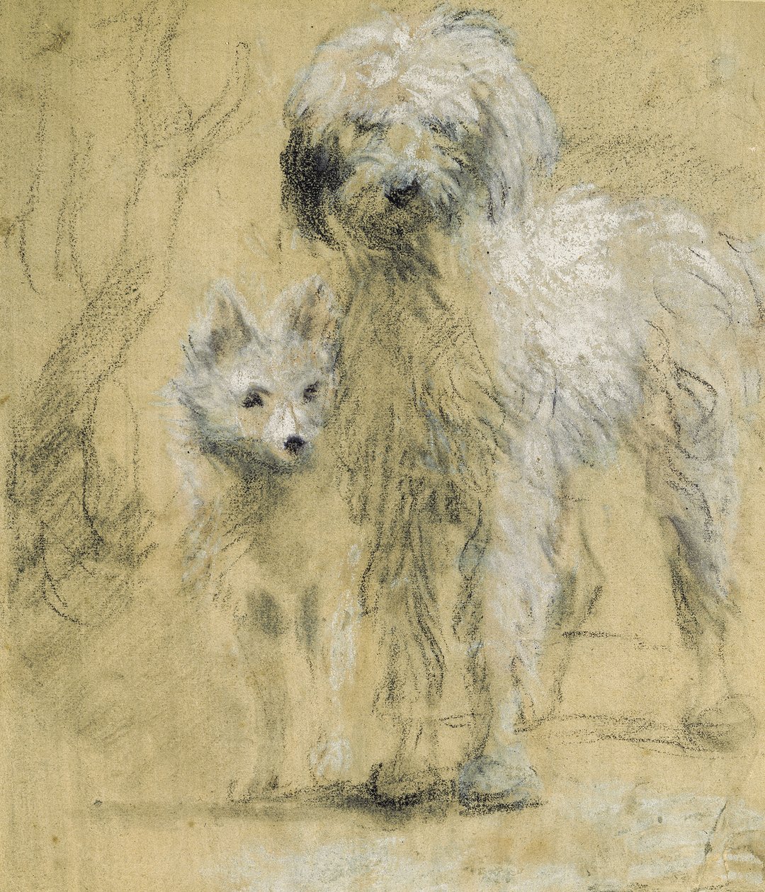Tristram en Fox door Thomas Gainsborough
