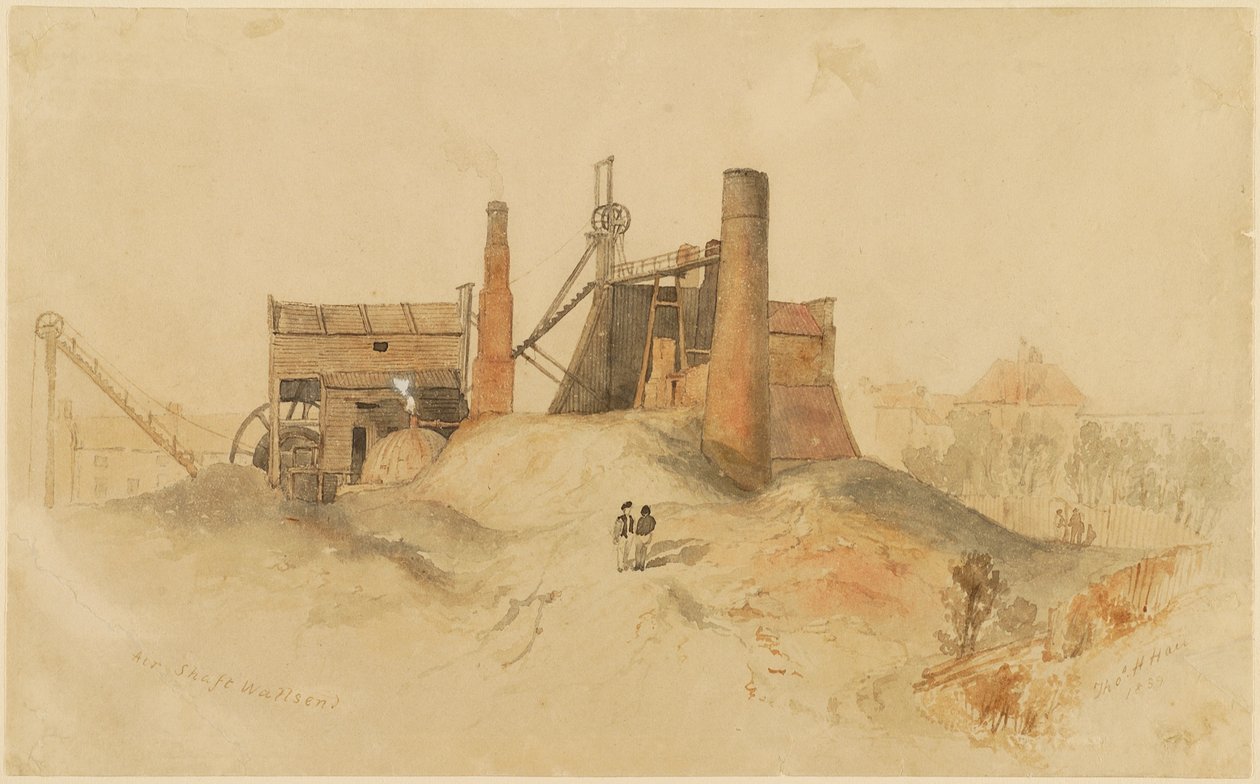 Luchtschacht, Wallsend door Thomas H. Hair