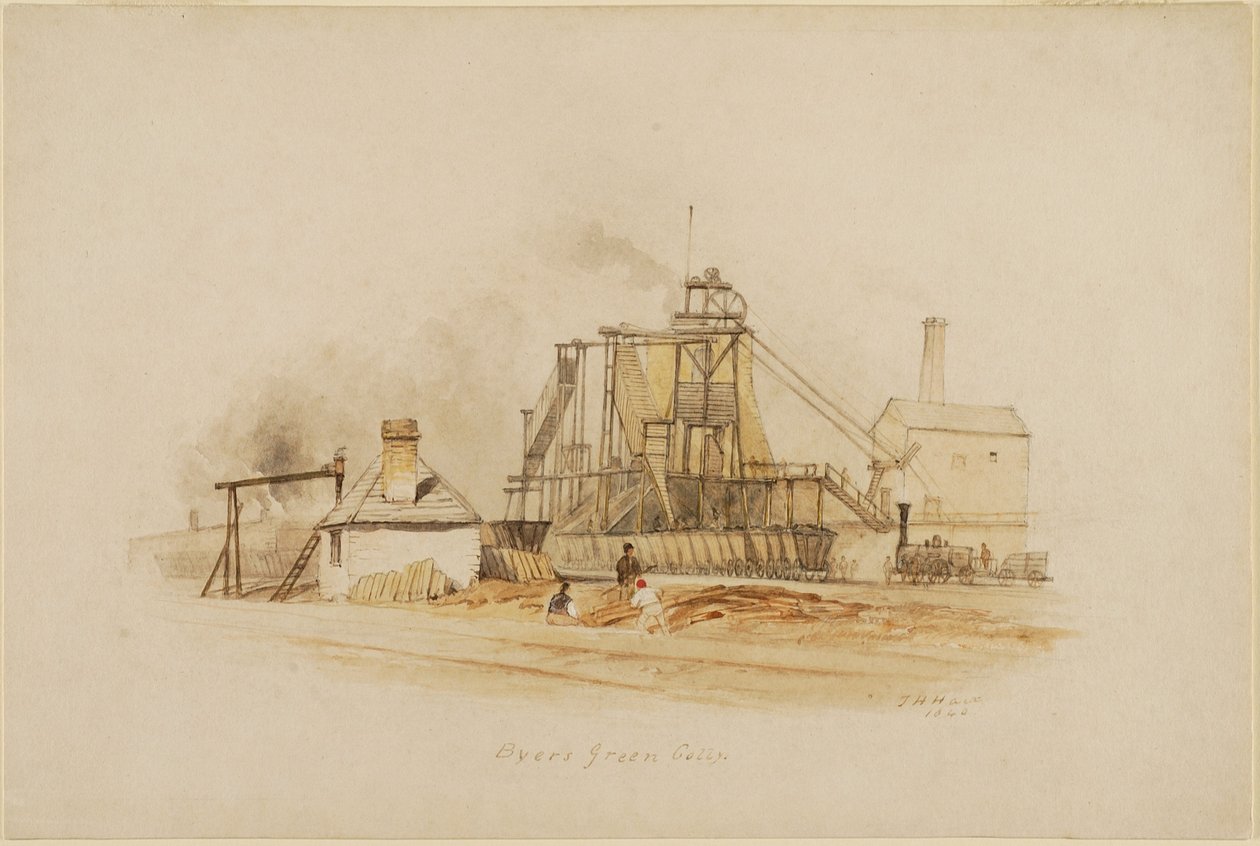 Byers Green Colliery door Thomas H. Hair