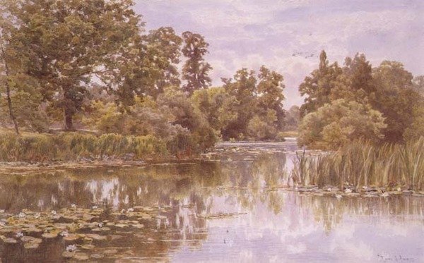 Een Rustige Rivier door Thomas H. Hunn