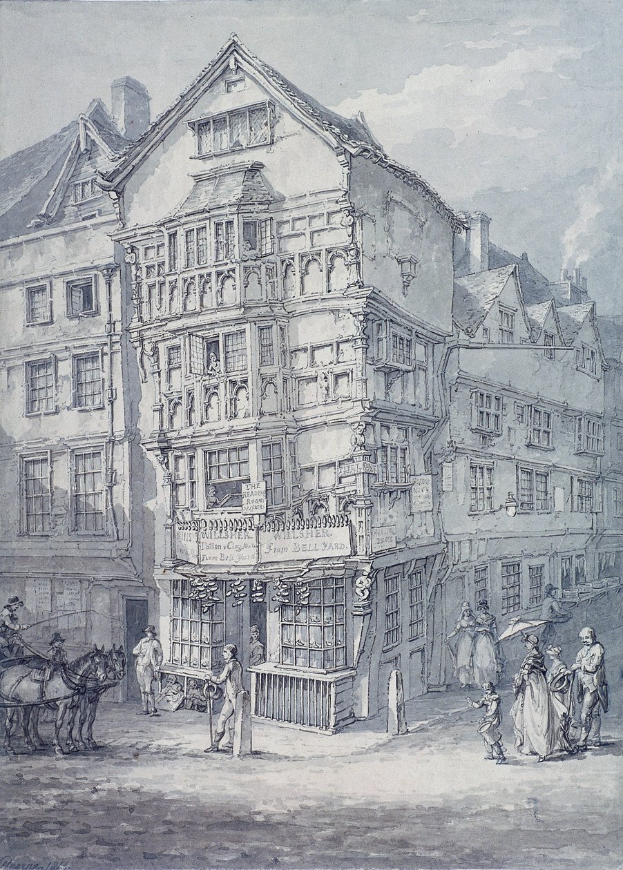 Chancery Lane, Londen door Thomas Hearne