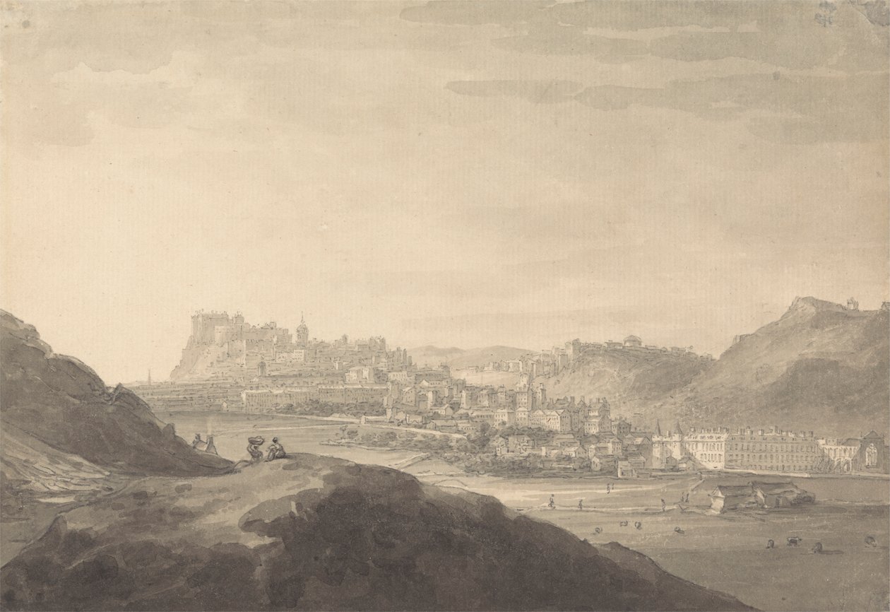 Edinburgh door Thomas Hearne