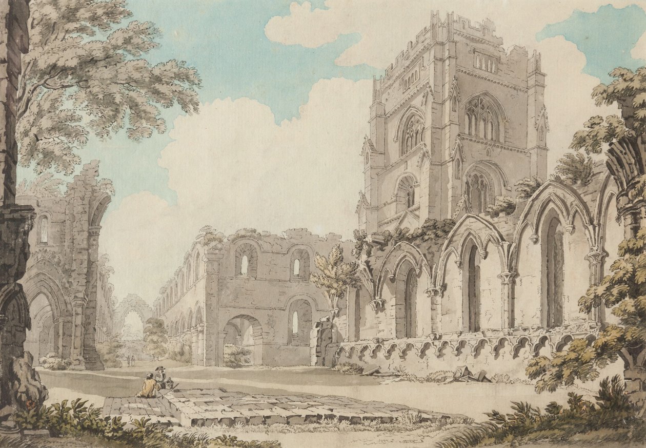 Fountains Abbey door Thomas Hearne