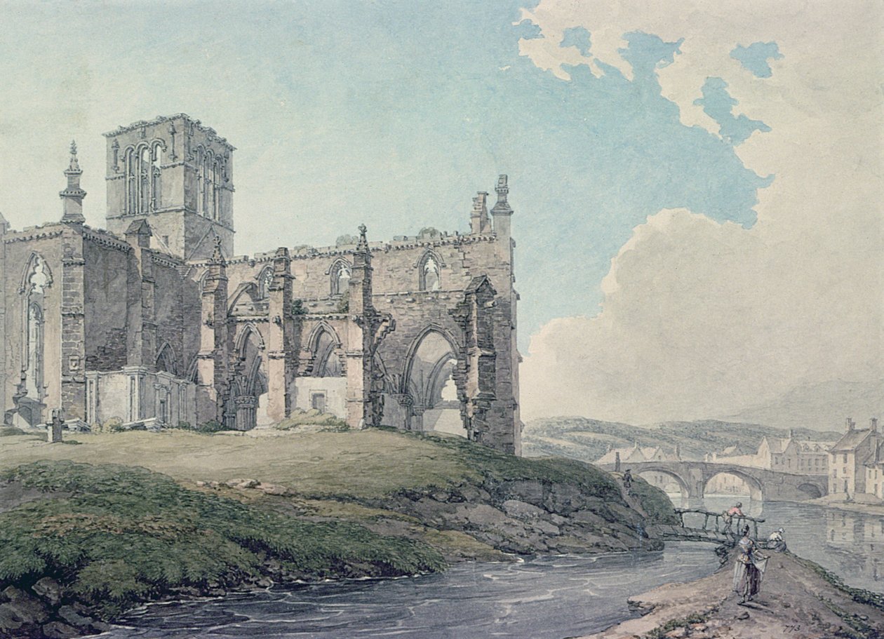 Prior Church, Haddington, 1786 door Thomas Hearne