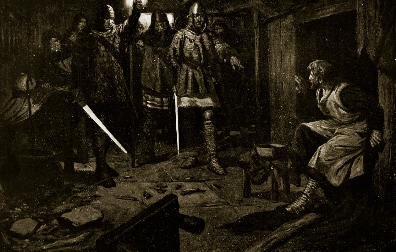 De gevangenneming van Sir William Wallace door Thomas Heath Robinson