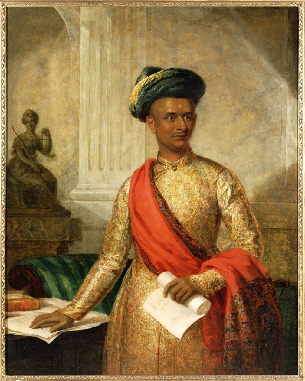 Purniya, eerste minister van Mysore, c.1801 door Thomas Hickey