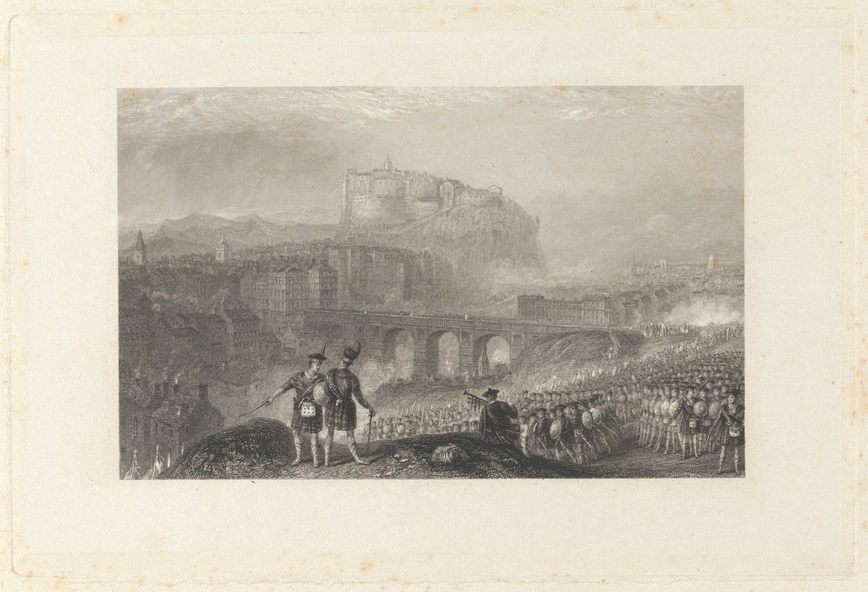 Edinburgh - Mars van de Hooglanders door Thomas Higham