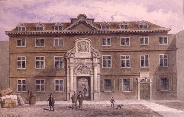 Blackwell Hall, c 1820 door Thomas Hosmer Shepherd