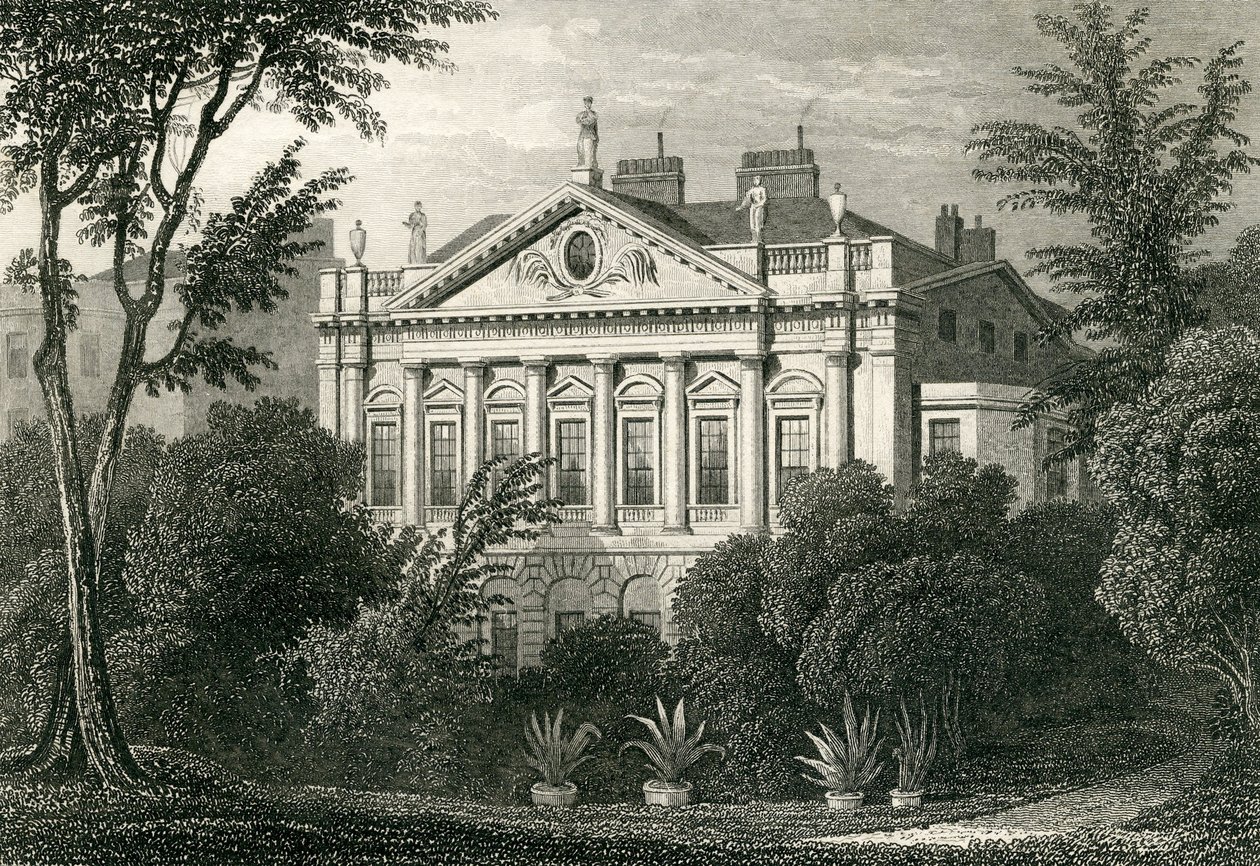 Huis van Graaf Spencer, Green Park, 1829 door Thomas Hosmer Shepherd