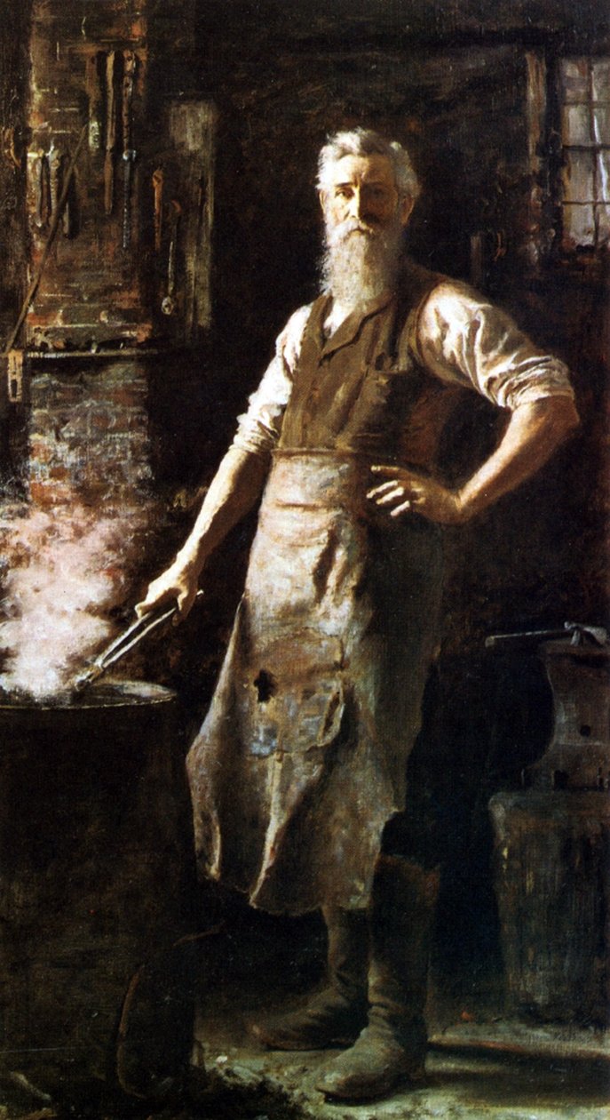 De dorpssmid door Thomas Hovenden