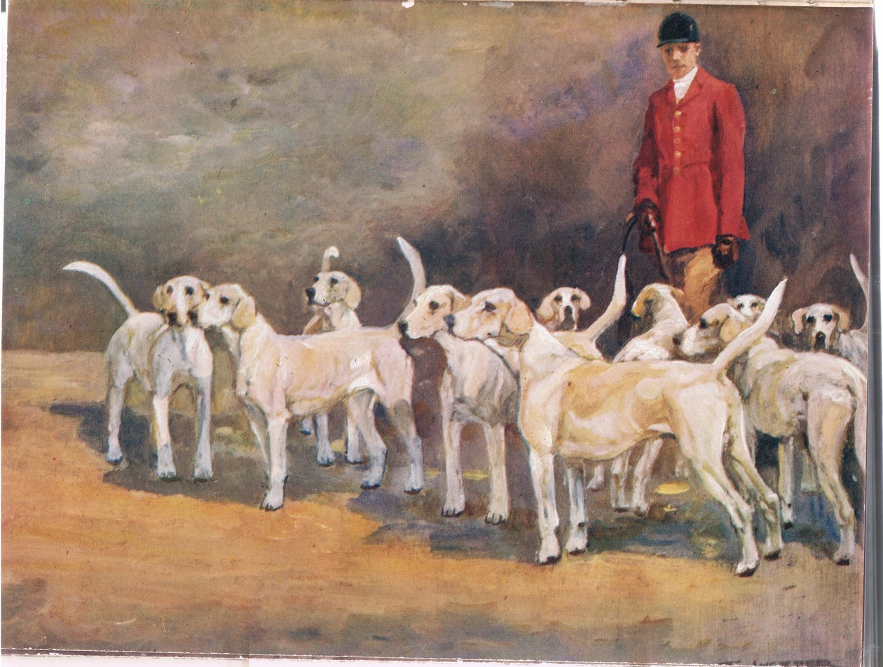 Meester en honden, illustratie uit 