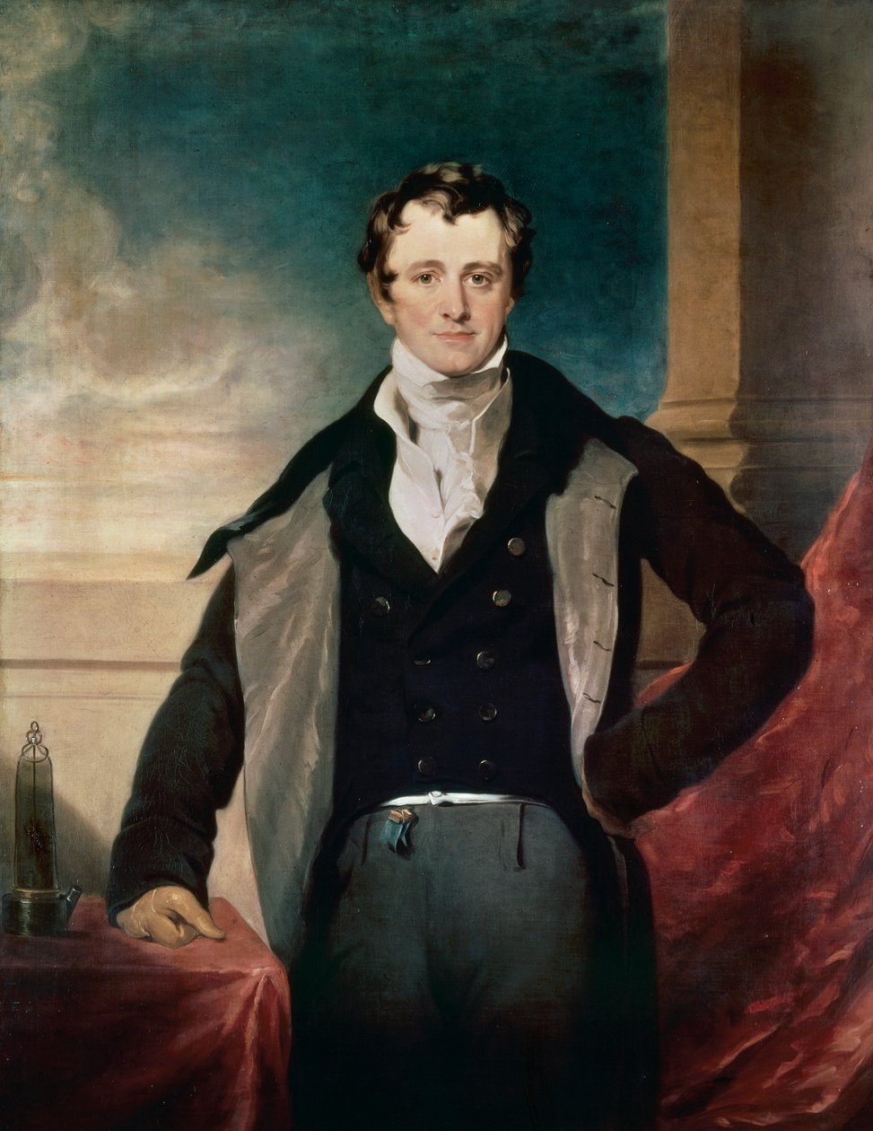 Portret van Humphry Davy door Thomas Lawrence