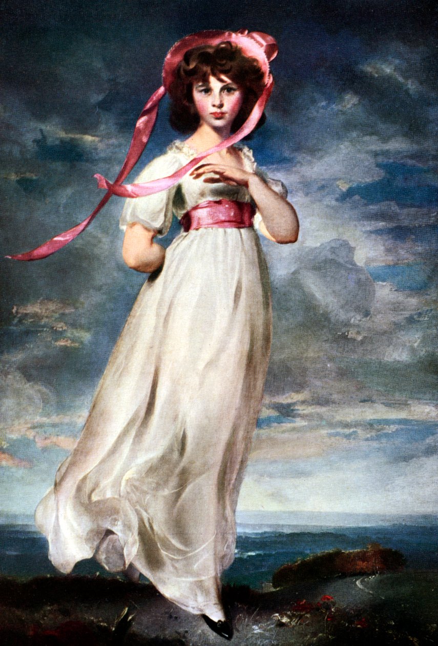 Sarah Barrett Moulin Pinkie, 1794 door Thomas Lawrence