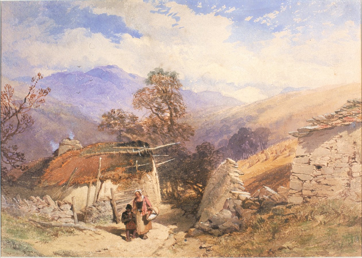 Hooglandlandschap door Thomas Miles II Richardson