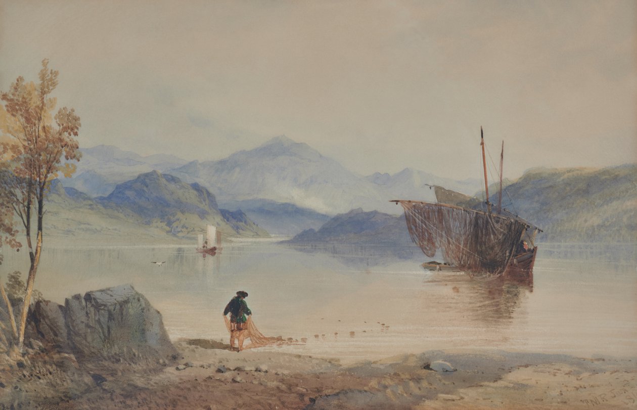 Schots meer door Thomas Miles Richardson
