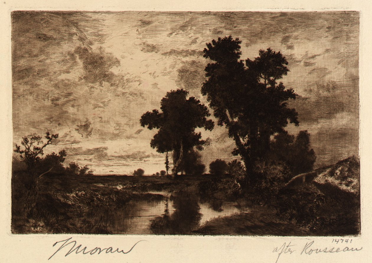 (Landschap) door Thomas Moran