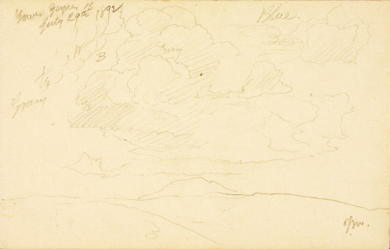 Basin Lower Geyser door Thomas Moran