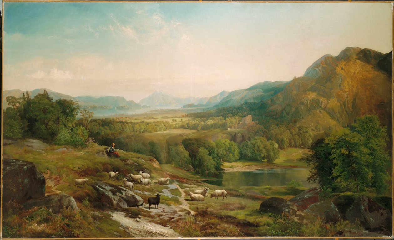 De kudde hoeden door Thomas Moran