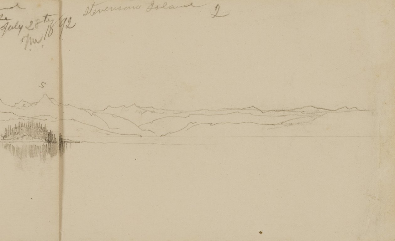Stevensons Eiland (nr. 2) door Thomas Moran
